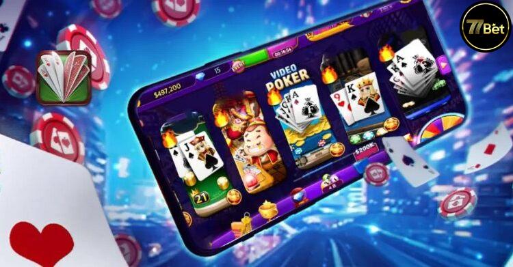 Trải nghiệm đa dạng các trò chơi bài tại 77bet