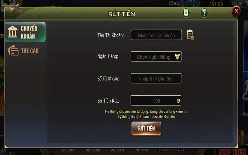 nhung luu y khi rut tien